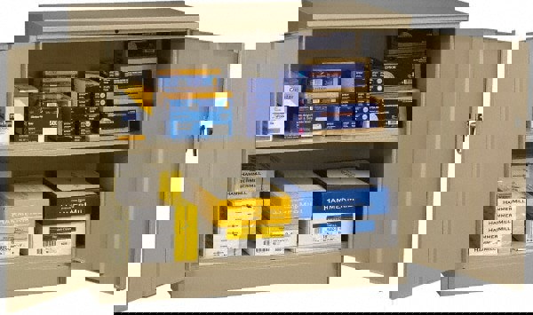 Locking Storage Cabinet: 48